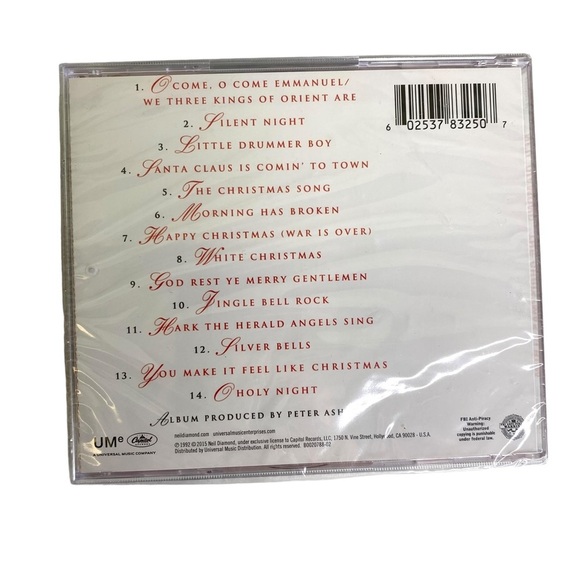 Neil Diamond The Christmas Album CD 2015 New Sealed - Picture 2 of 3